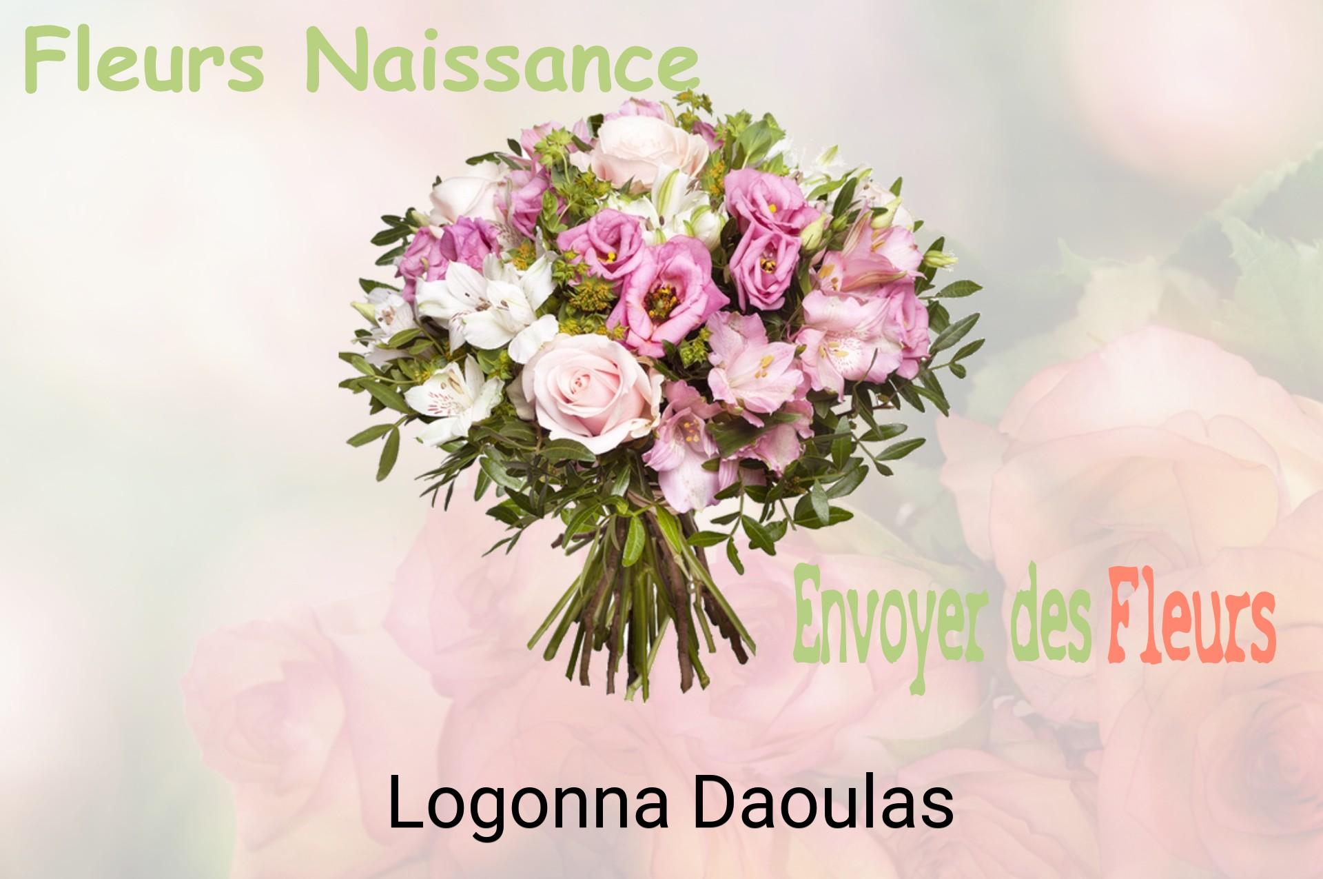 Bouquet de fleurs de naissance livré à Logonna-Daoulas